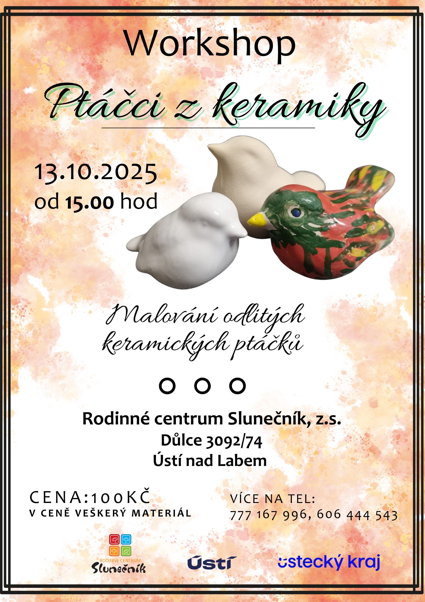 Ptáčci z keramiky